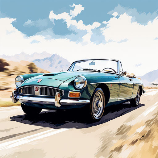 Classic sports car from 1968