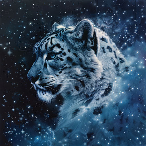 Cosmic snow leopard