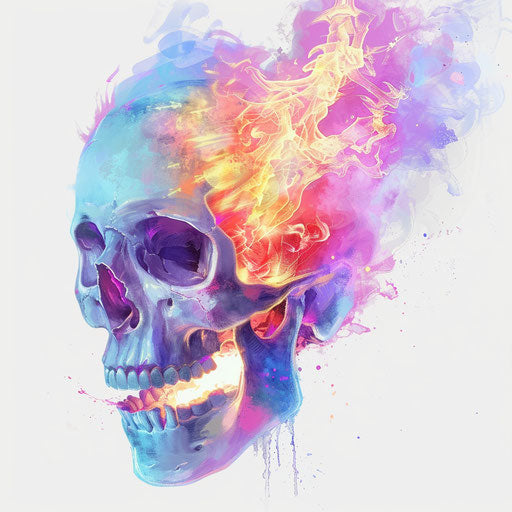 Expressive Skull Emoji for Engaging Posts