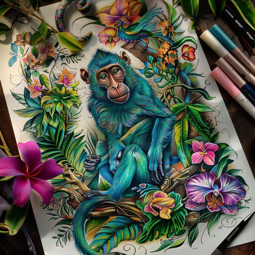 Monkey Tattoo Art Collection
