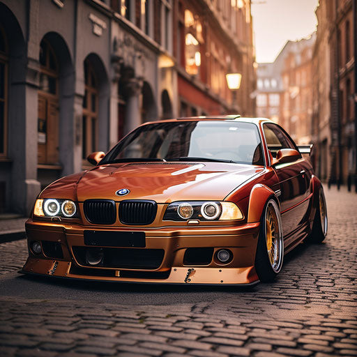 Classic BMW M3 Sedan Champagne Color