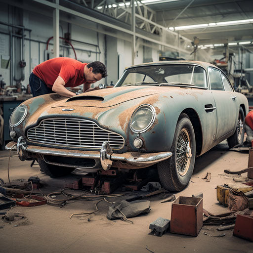 Restoration of aston martin dv5