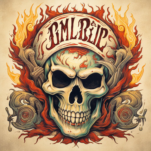 Unique Rock And Roll Tattoo Drafts