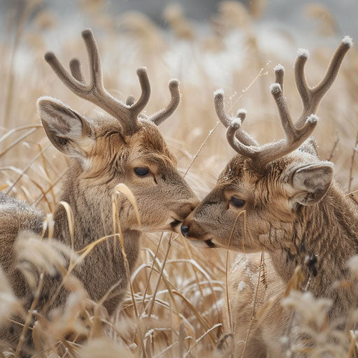 Yezo Sika Deer: Icons of the Wild in High-Res