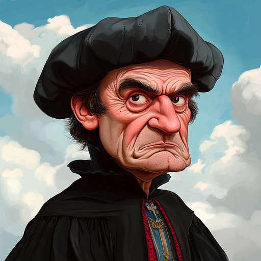 Unique Thomas More Caricature Clipart Art Pieces