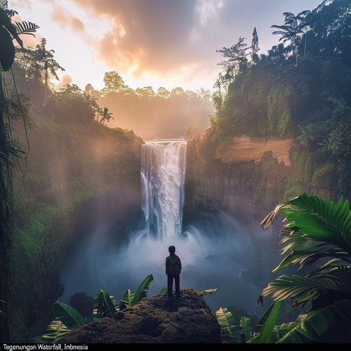 Iconic Indonesian waterfall in 25 unique shots