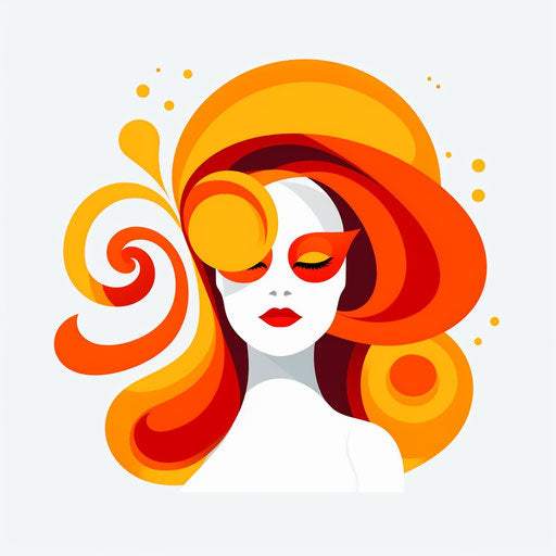 Hot clipart in the minimalist style, on white background