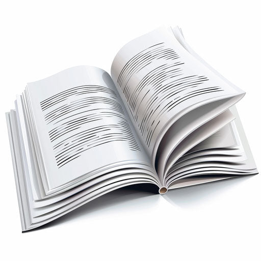 Magazine clipart in photo-realistic style on white background