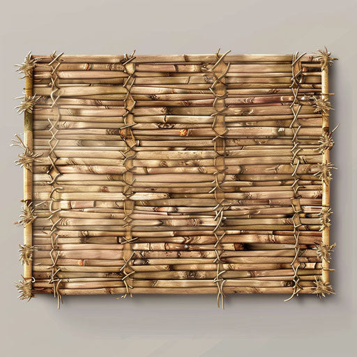 Mat clipart in photo realistic quality on flat beige background