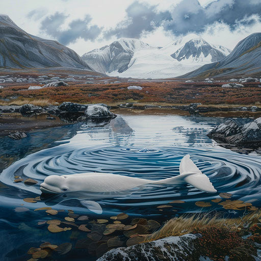 Beluga Whale Habitat: Icons of the Wild in High-Res