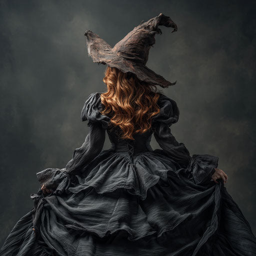 Witch in Motion: The Enchantment of Dark Elegance