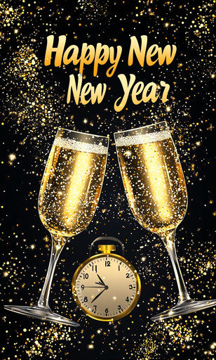 Cheerful Happy New Year'S Pictures NYE Artworks