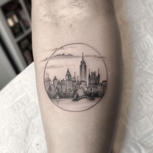 Sunset Stencil Tattoo Kit