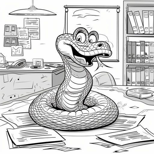 Printable Snake Coloring Sheet Designs