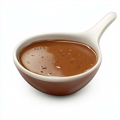 Realistic clipart of a Gravy, high resolution, no background, isolated