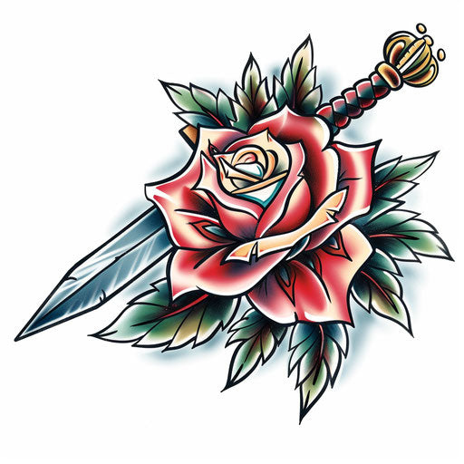 Bold Traditional Tattoo Flash Set