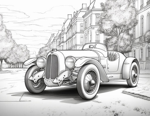 Cars coloring pages for kids