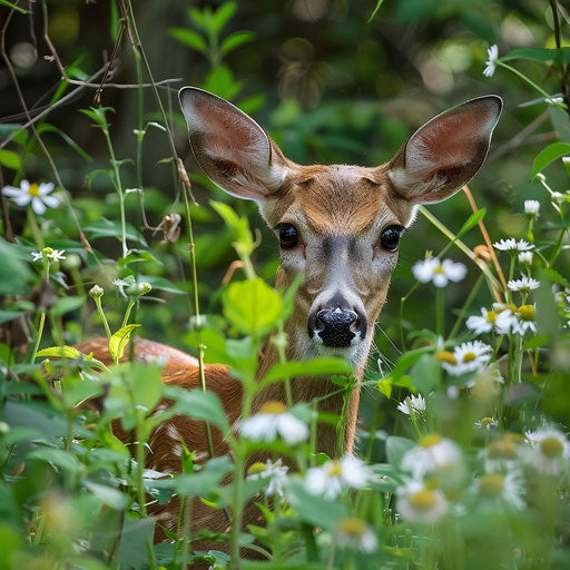 White Tailed Deer Habitat: Thematic Decor with Wild Beauty