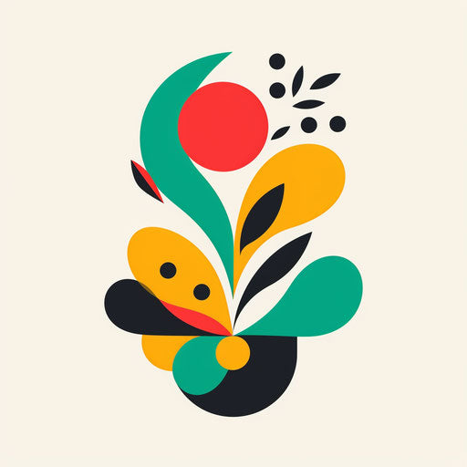 Whimsical new logo with playful elements and bright colors