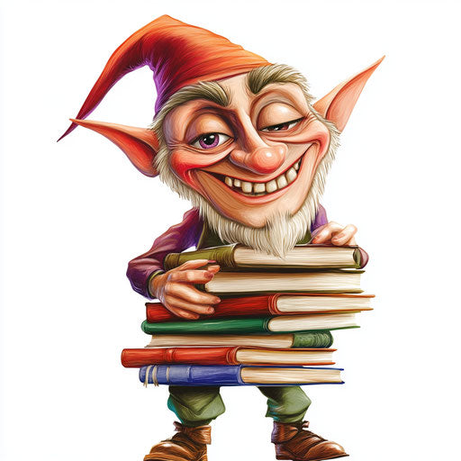 Premium Elf Caricature Clipart for Digital Artists