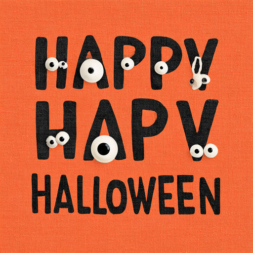 Playful Halloween Greeting with Googly Eyes