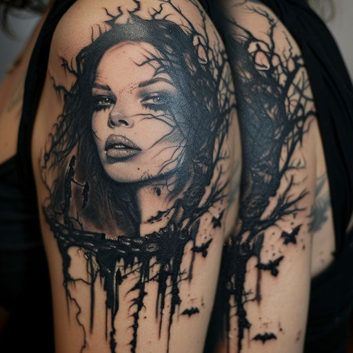 Dynamic Cover Up Tattoo Tattoo Flash