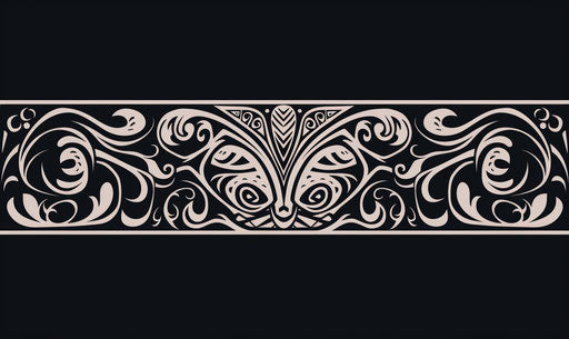 Tribal tattoo design for ethnic skin pattern with tribal illustration