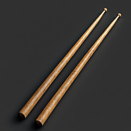 Photo realistic clipart of drumsticks, high resolution, no background, isolated