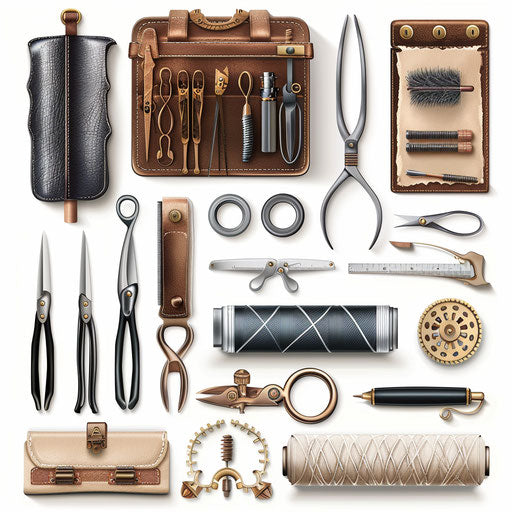 Craft clipart in a realistic style on white background