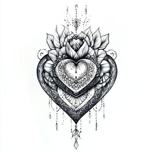 Heart Tattoo On Hand Detailed Tattoo Designs