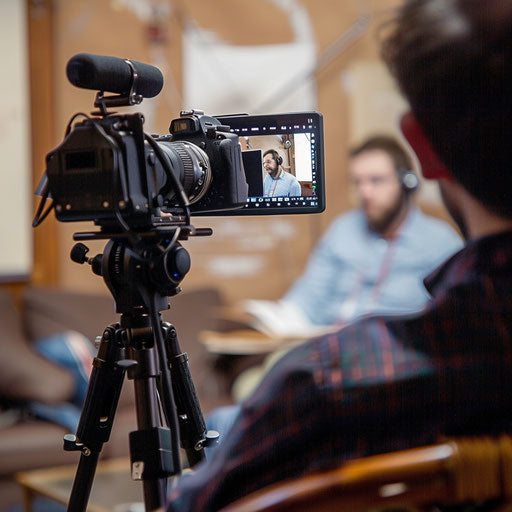 Journalist conducting interviews for a breakthrough story