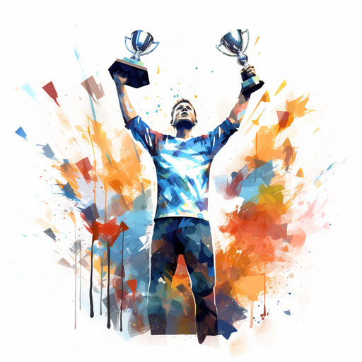 Winning illustration in the style of Impressionistic Art, on a white background