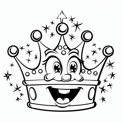 Smiling and sparkling crown