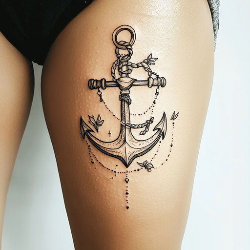 Inner Thigh Tattoo Tattoo Sketch Set