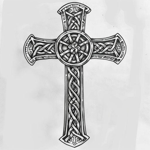 Celtic Cross Tattoo Craft Set