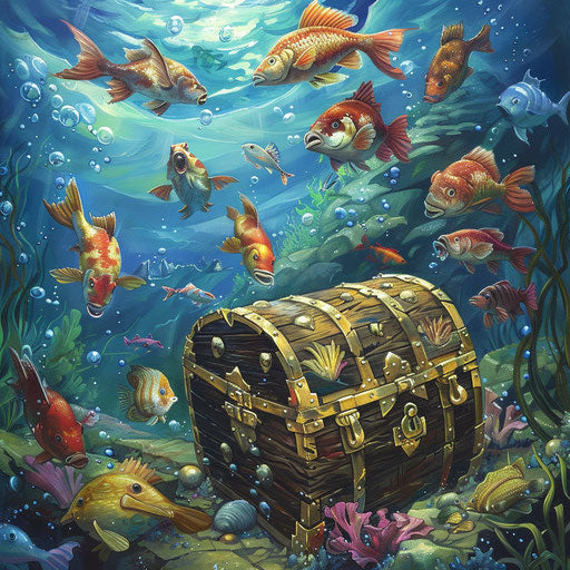 Underwater treasure chase