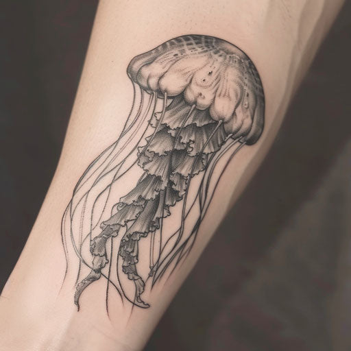 Radiant Jellyfish Tattoo Design Kit