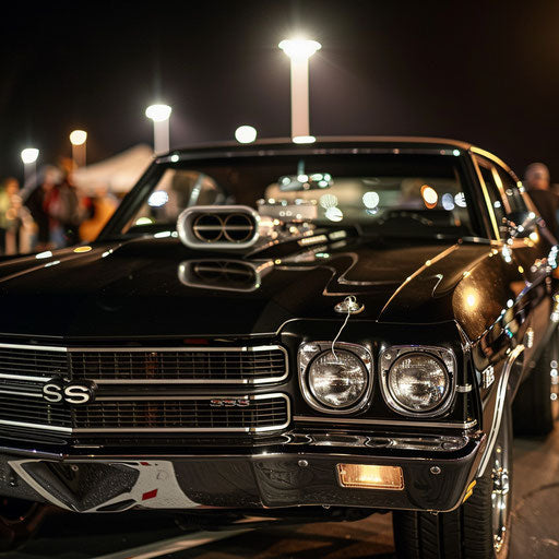 1969 Chevrolet Chevelle SS at classic car show