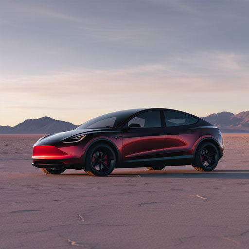 Side view of Tesla Model Y