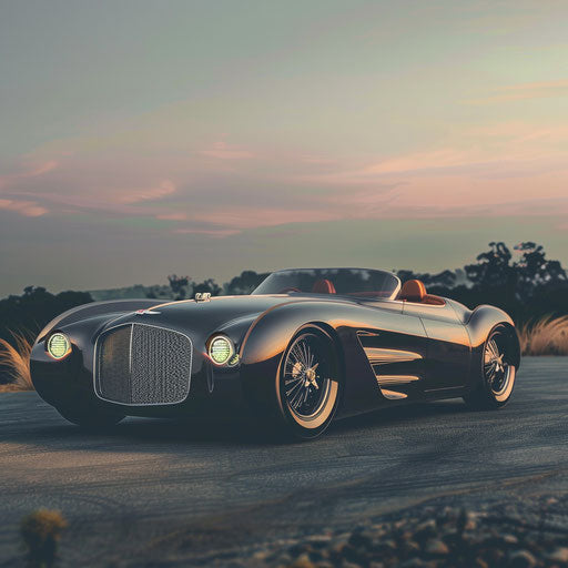 Electric roadster based on 1954 Bentley R Type Continental