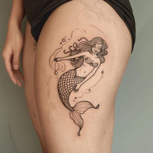 Dynamic Outline Tattoo Tattoo Flash