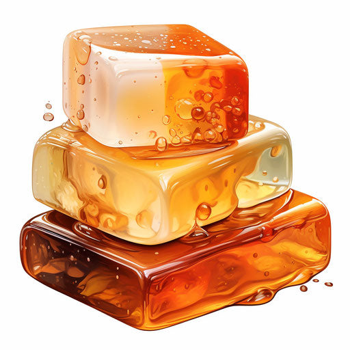 Artwork of soap in the style of Oil painting