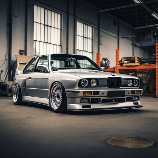 Classic silver BMW M3