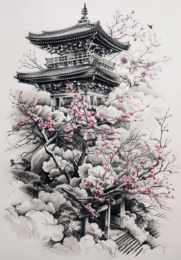 Japanese symbols tattoo design for men