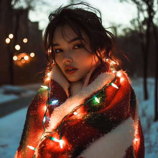 Elegant Sexy Christmas Photos Festive Artwork