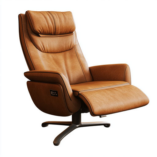 Realistic clipart of a recliner, high resolution, isolated