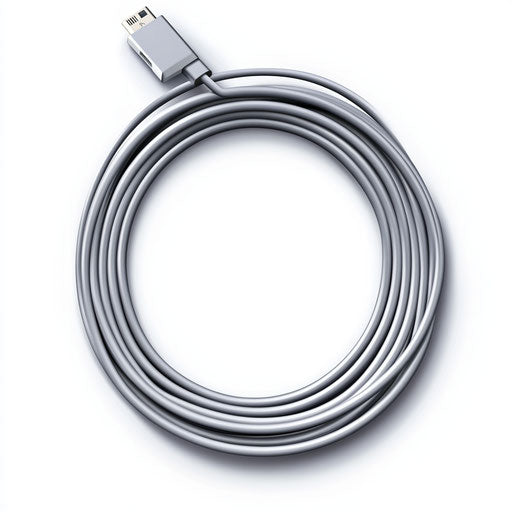 Realistic illustration of a cable, high resolution, isolated