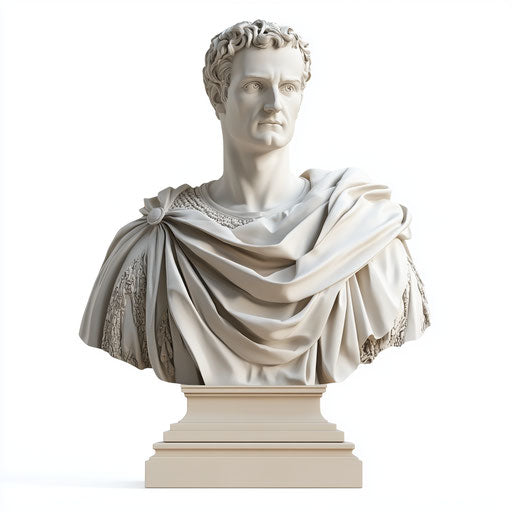 3D history on flat white background, isolated clipart