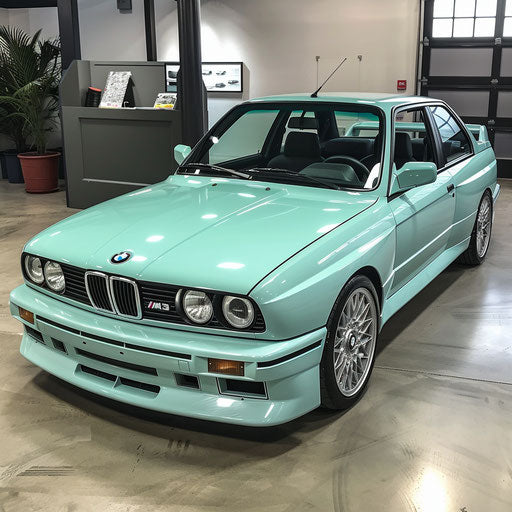 BMW M3 classic Seafoam blue