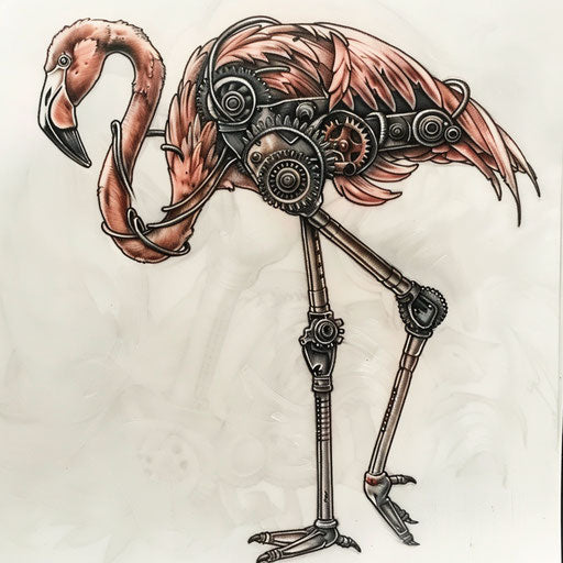 Professional Flamingo Tattoo Files